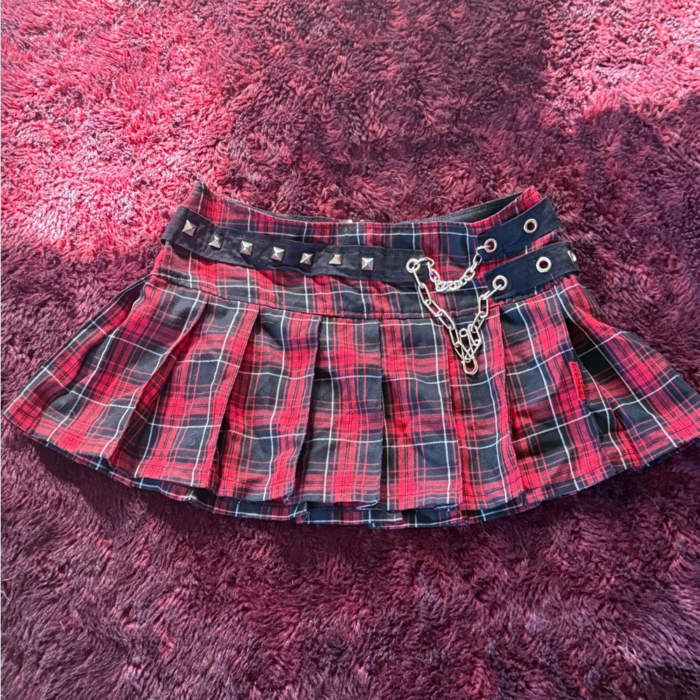 TRIPP NYC plaid vintage skirt